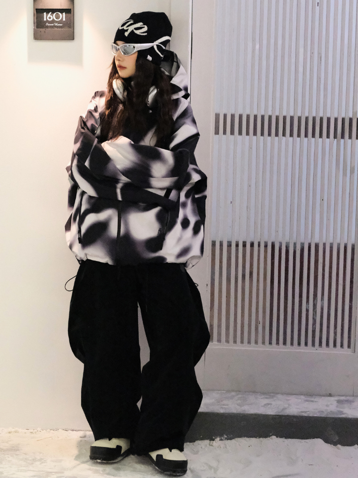 Hellystudio 3L Holographic Baggy Ski Jacket - Unisex - Snowears