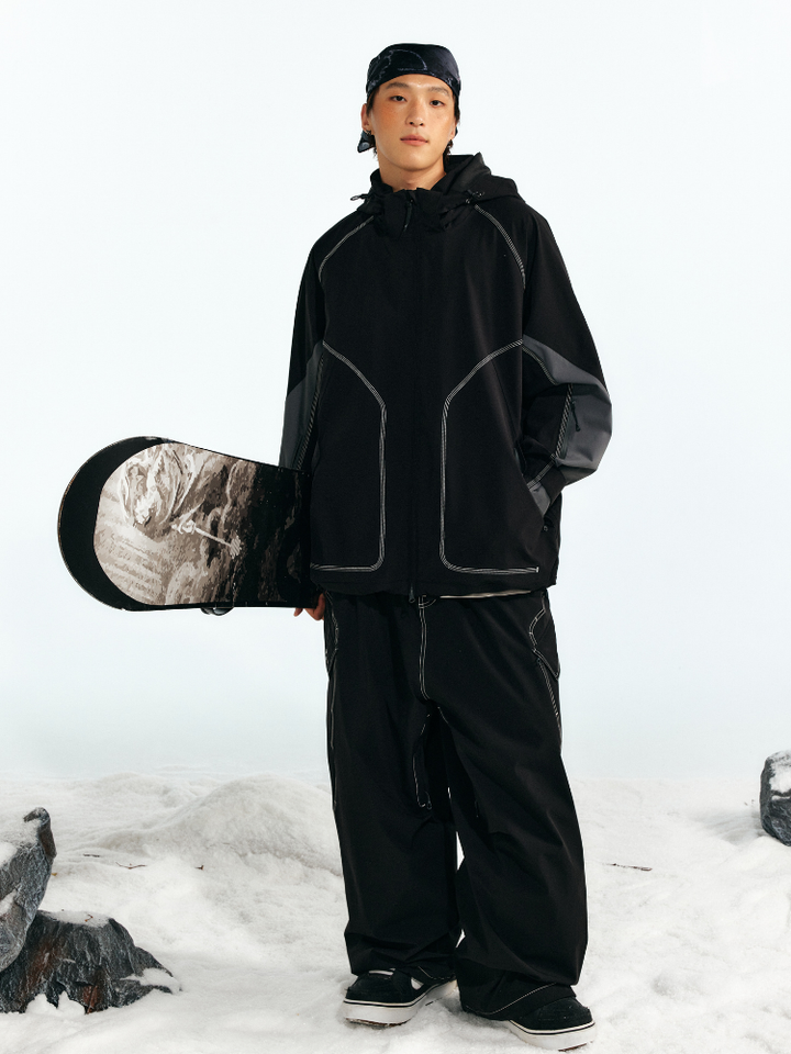 LITAN Teflon Freeride Ski Shell - Unisex - Snowears