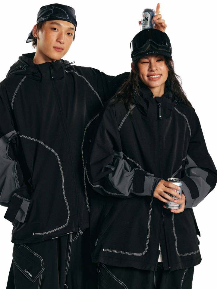 LITAN Teflon Freeride Ski Shell - Unisex - Snowears
