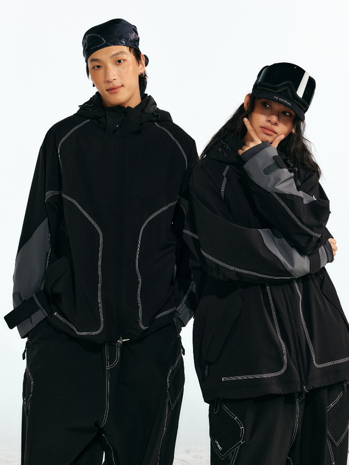 LITAN Teflon Freeride Ski Shell - Unisex - Snowears