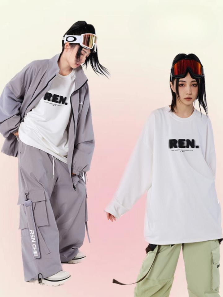 RenChill Classic Solid Color Ski Pullover - Unisex - 需要问有没有平铺图 - Snowears- Hoodies & Sweaters