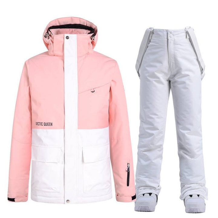 ARCTIC QUEEN Unisex Blizzard Snow Suit - Pink Series - Snowears-snowboarding skiing jacket pants accessories