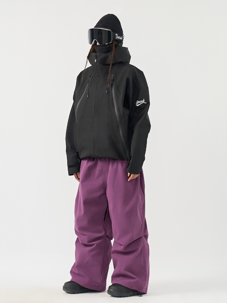 SnoWears X Lucas All-Terrain Baggy Snow Trousers - Unisex - Snowears- snow pants