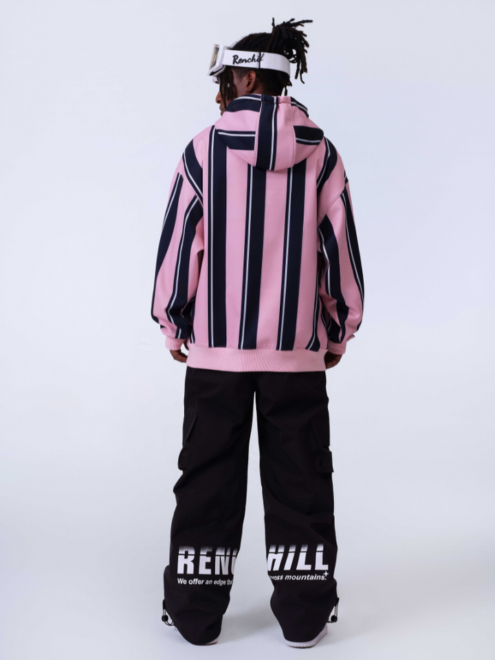 RenChill Winter Striped Snowboard Hoodie - Men's - Snowears- Hoodies & Sweaters