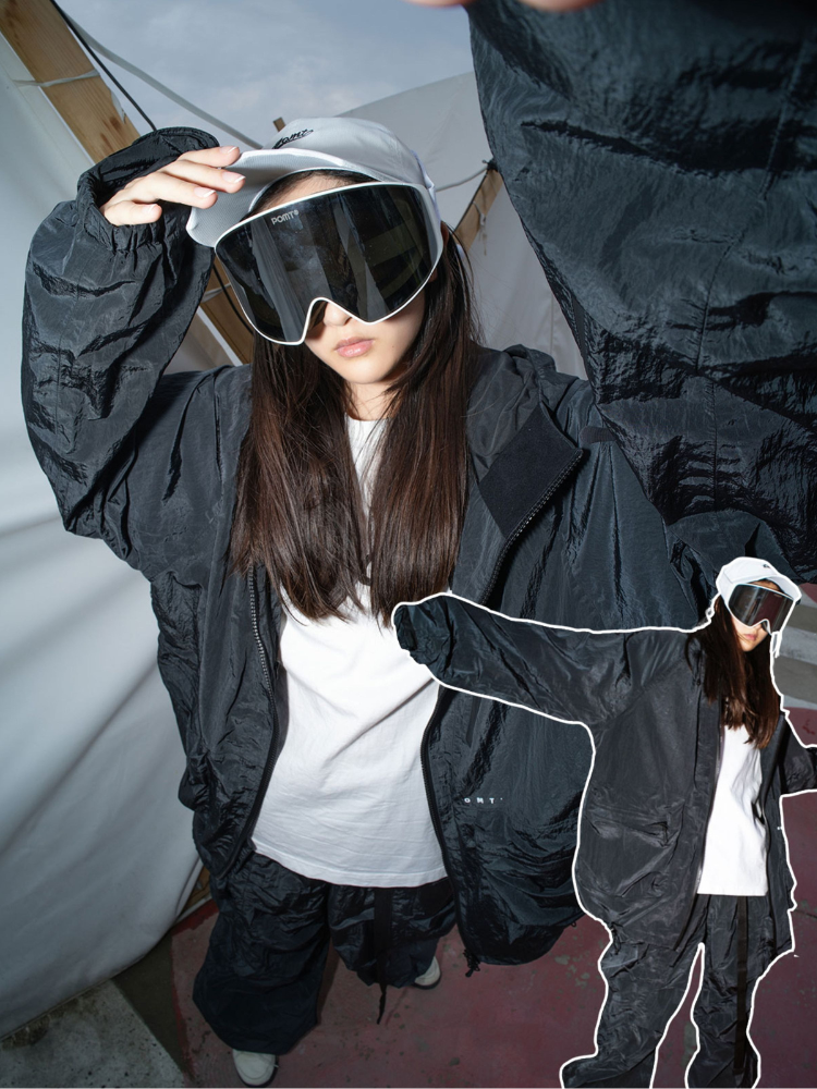 POMT CleanF Wrinkle Baggy Snow Jacket - Women's - Snowears- Womens snowboard/Ski Jackets