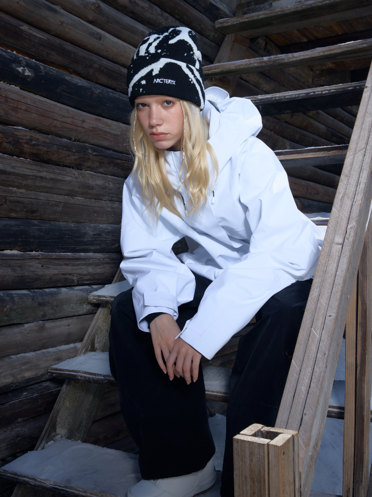 Hellystudio Elemental White 3L Snow Jacket - Unisex - Snowears- Ski/Snowboard Jackets