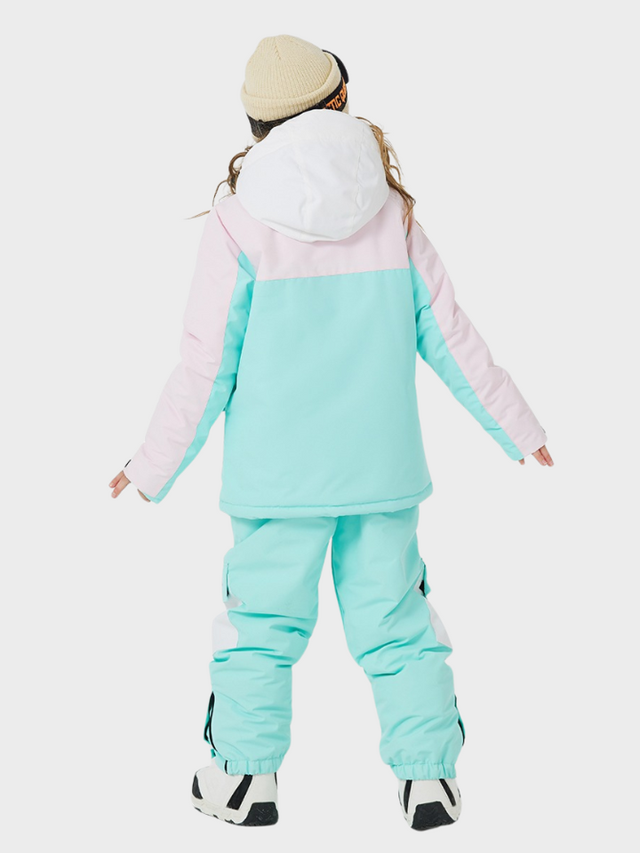 ARCTIC QUEEN Kids Bold Colorblock Ski Jacket - Snowears- Jacket