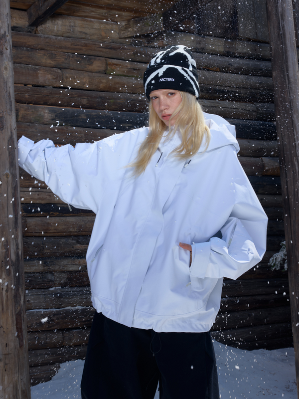 Hellystudio Elemental White 3L Snow Jacket - Unisex