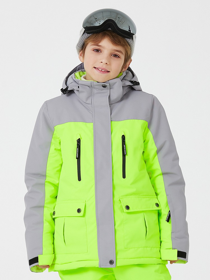 ARCTIC QUEEN Kids Bold Colorblock Ski Jacket - Snowears- Jacket