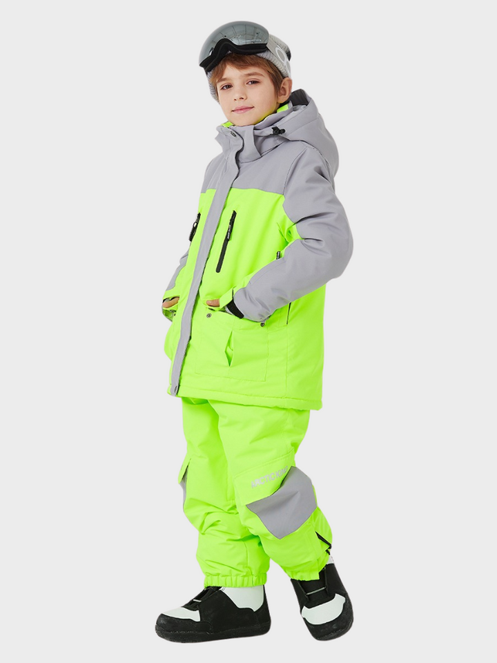 ARCTIC QUEEN Kids Bold Colorblock Ski Jacket - Snowears- Jacket