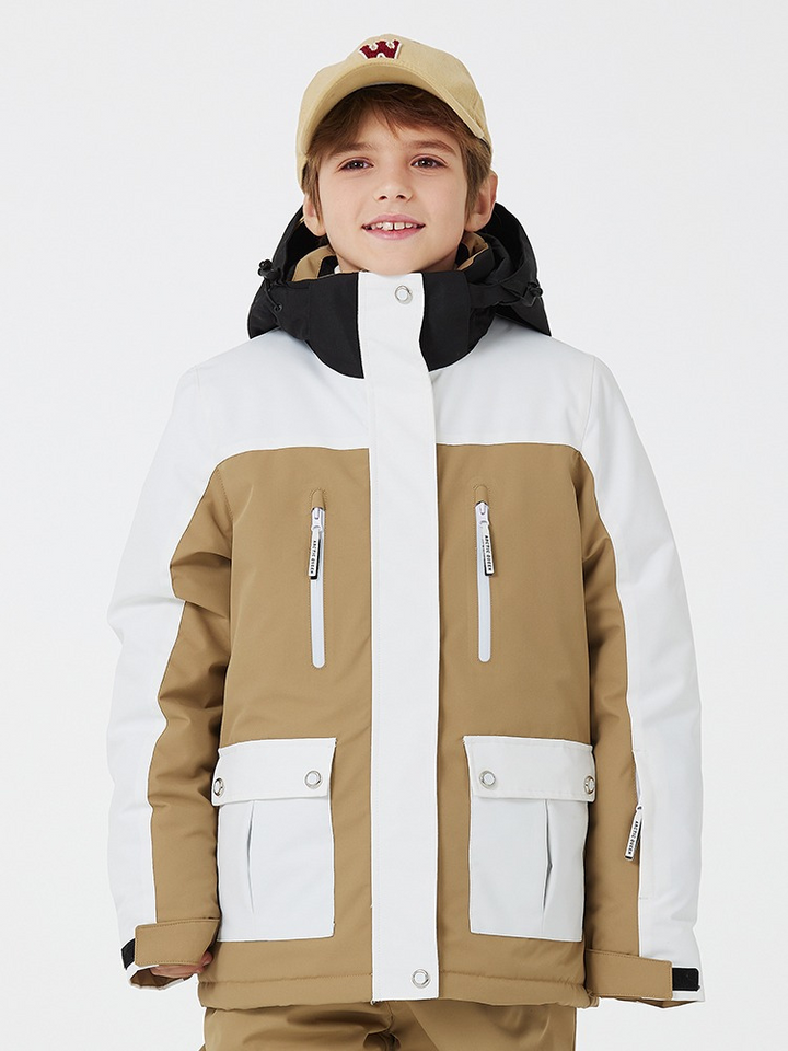 ARCTIC QUEEN Kids Bold Colorblock Ski Jacket - Snowears- Jacket