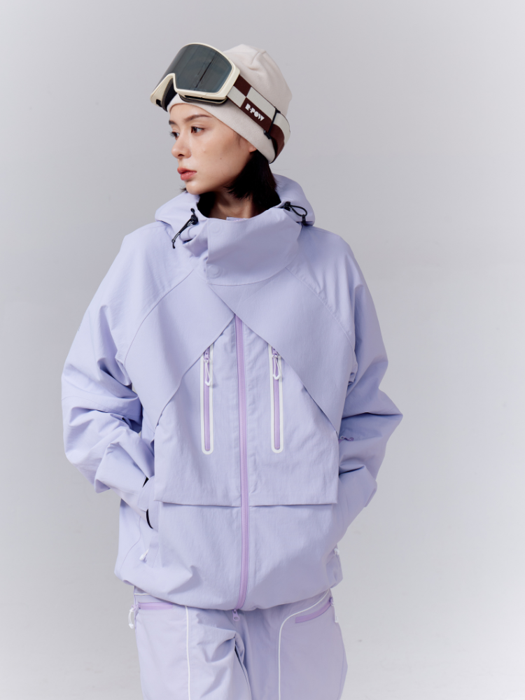 RandomPow Fresh 3L Freestyle Ski Jacket - Unisex Purple RandomPow | Snowears.com
