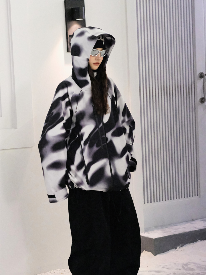 Hellystudio 3L Holographic Baggy Ski Jacket - Unisex - Snowears