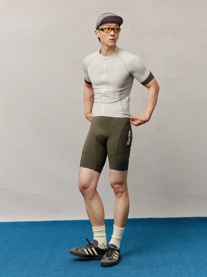 TurtleRabbit Edgy Cycling Jersey – Men’s - Snowears- T-Shirts