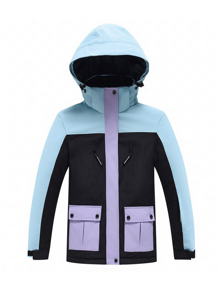 ARCTIC QUEEN Kids Bold Colorblock Ski Jacket - Snowears- Jacket