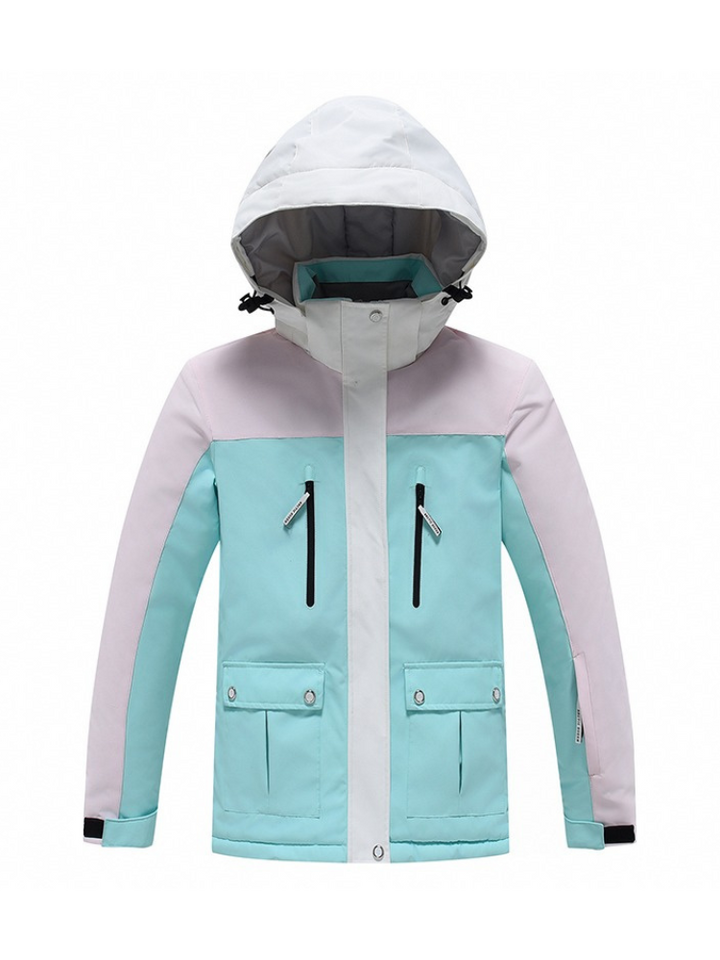 ARCTIC QUEEN Kids Bold Colorblock Ski Jacket - Snowears- Jacket