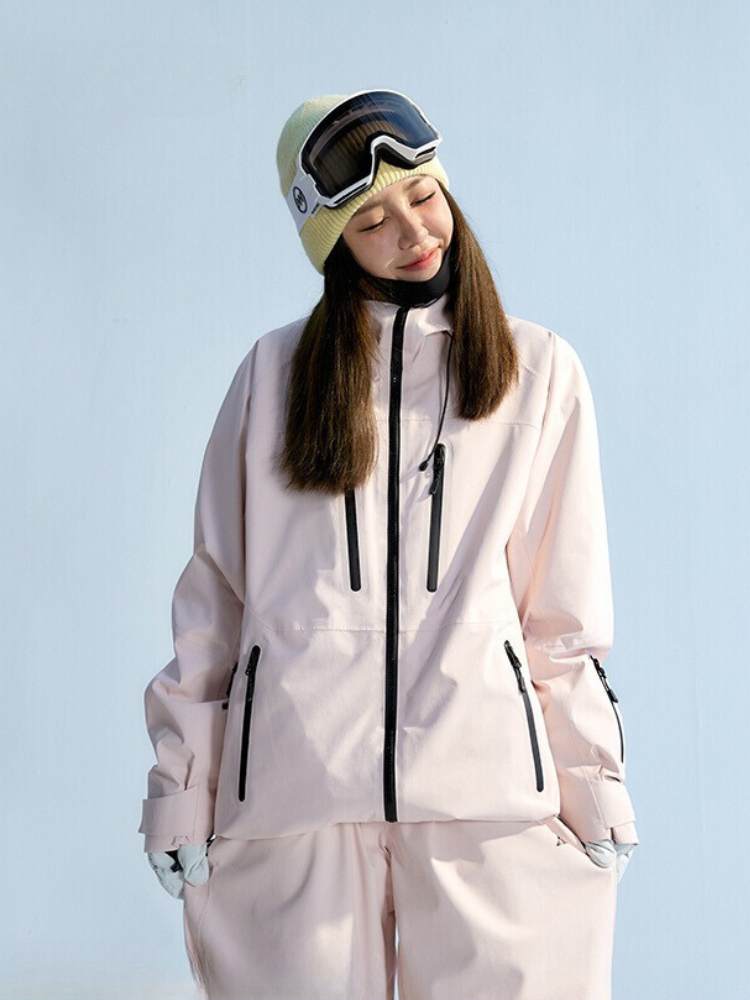 NANEND Pink 3L Winter Ski Jacket - Unisex Pink NANDN | Snowears.com