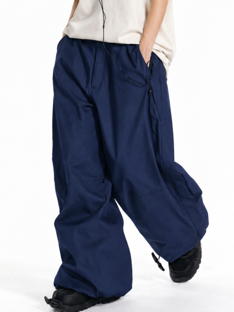 LITAN Denim Blue Baggy Snow Pants – Unisex LITAN | Snowears.com