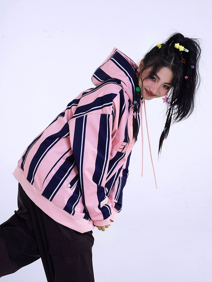 RenChill Winter Striped Snowboard Hoodie - Women's -需要拿图-男生图,分链接 - Snowears- Hoodies & Sweaters