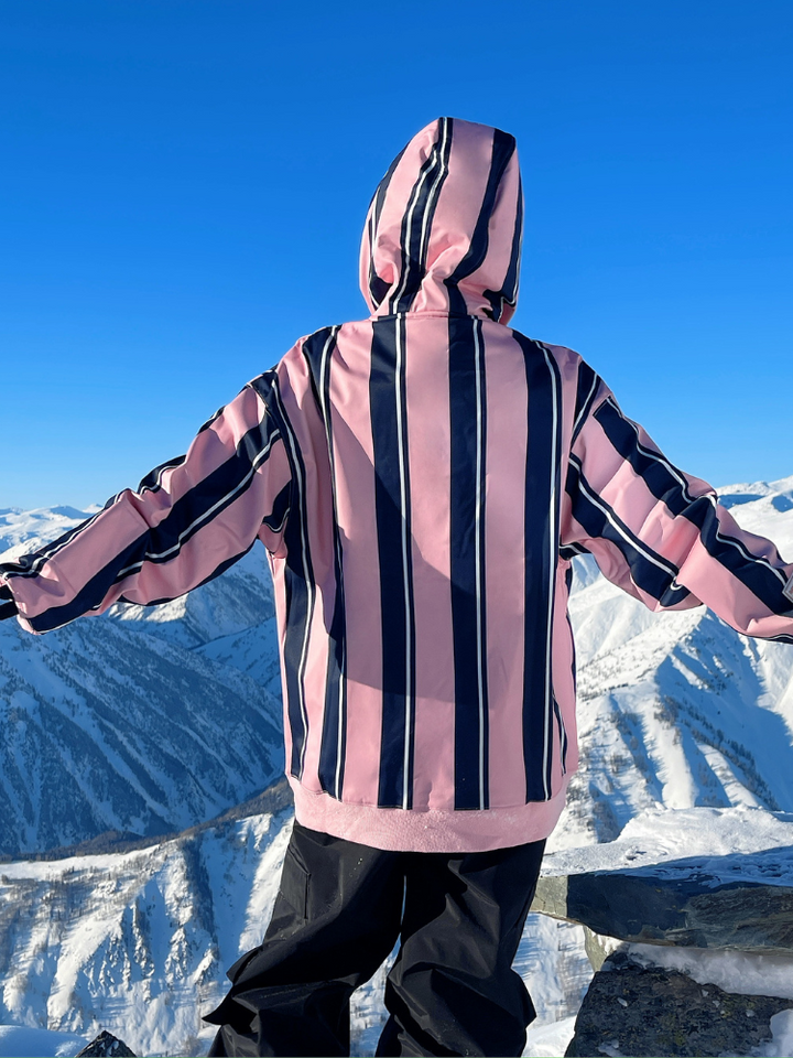 RenChill Winter Striped Snowboard Hoodie - Women's - Snowears- Hoodies & Sweaters