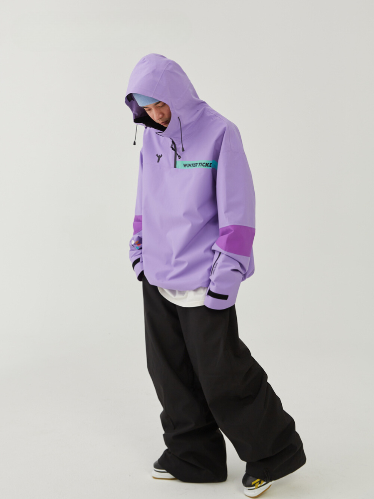 Winter Ticket Violet Ski Jacket | Freestyle Skiing Collection