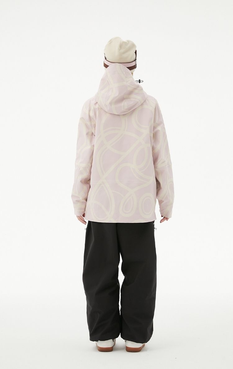 RandomPow Freestyle Light Pink RECCO® Shell Jacket - Women's - Snowears- Shell Jacket