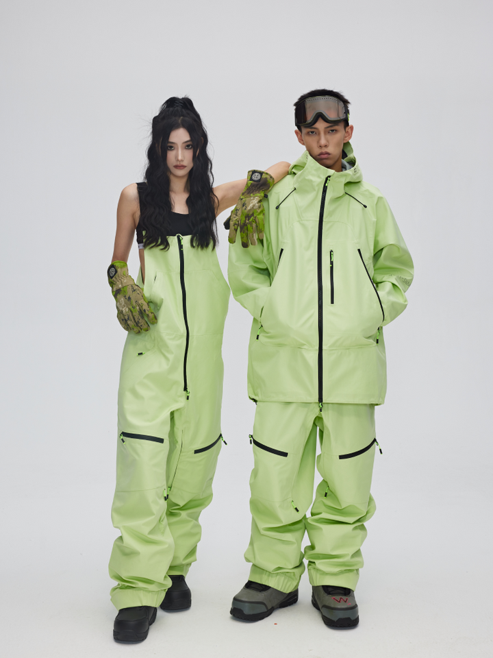 Yetisnow Apple Green Suit - Women's - Snowears- Women snow/ski suits