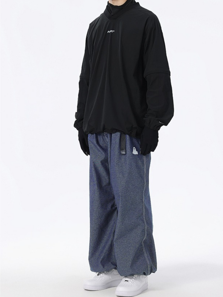 POMT Demin Baggy Snow Pants - Unisex - Snowears- Snow/Ski Pants