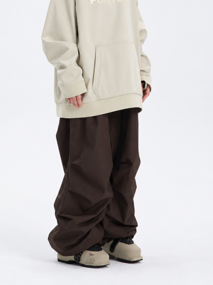 POMT CleanF Wrinkle Baggy Snow Pants - Unisex POMT | Snowears.com