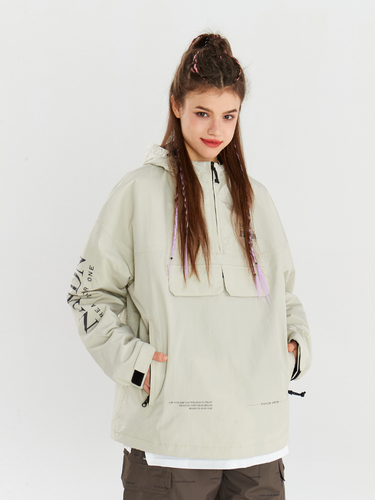NANDN Outerwear Ski Pullover Shell Jacket - Women's - Snowears- Jackets