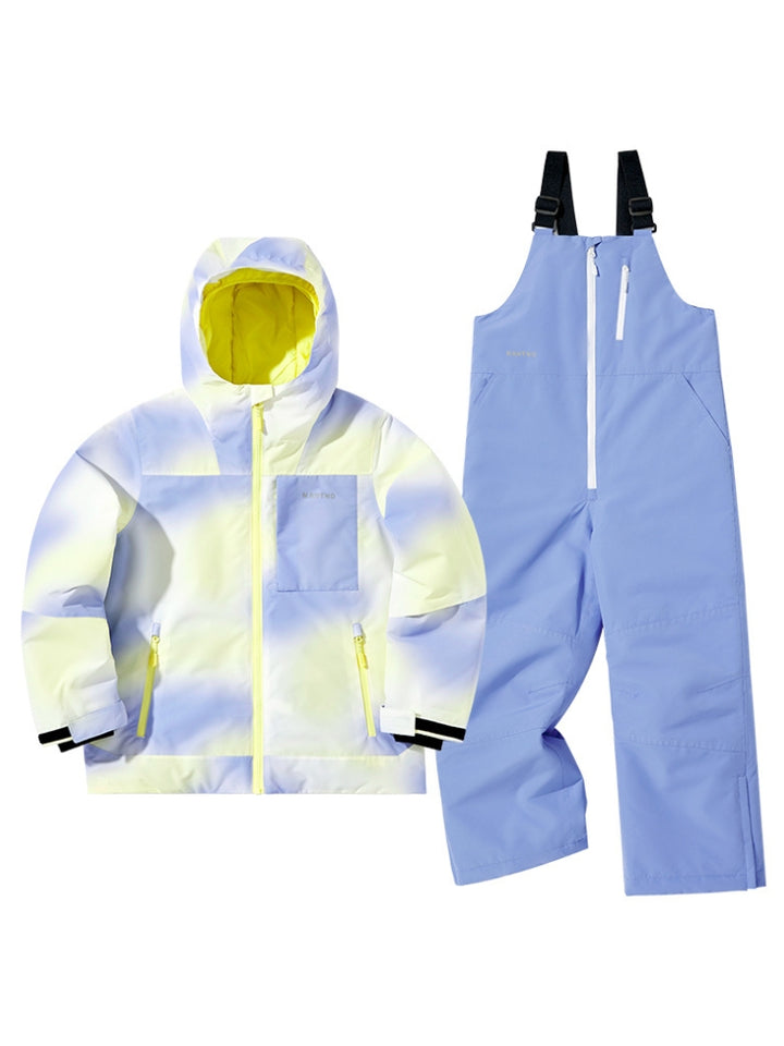 NANDN Kids Candy Color Gradient Snow Suits - Snowears-snowboarding skiing jacket pants accessories