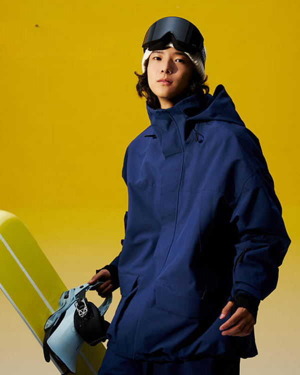 NIS 2L Solid Color Loose Jacket - Unisex - Snowears- Ski/Snowboard Jackets