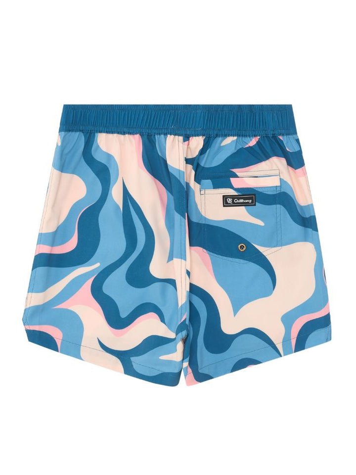 CHILLHANG Wave Print Surf Shorts - Women's - Snowears- shorts