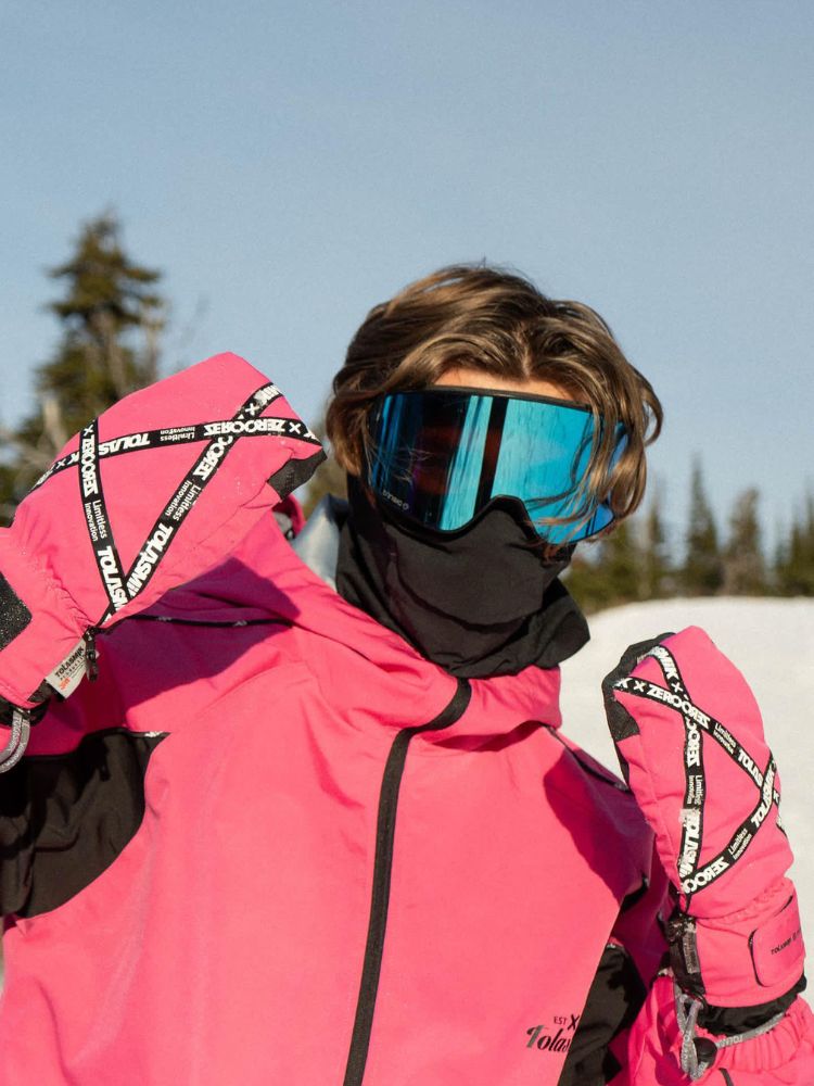 Tolasmik Freeride Snow Mittens Pink Tolasmik | Snowears.com