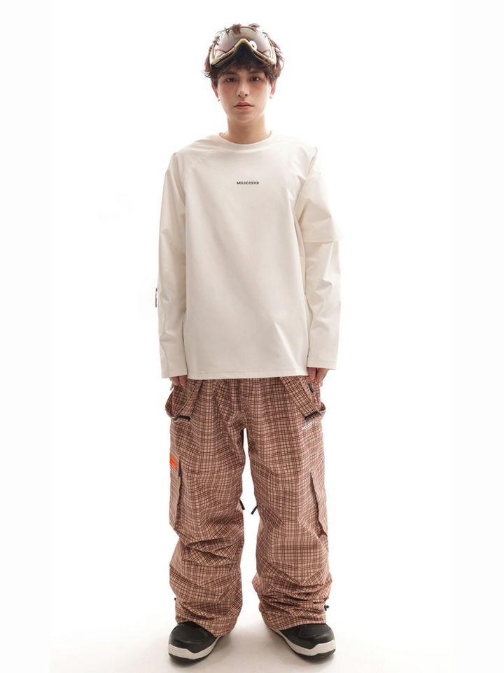 Molocoster Checkered Snow Pants - US Only - Snowears- snow pants