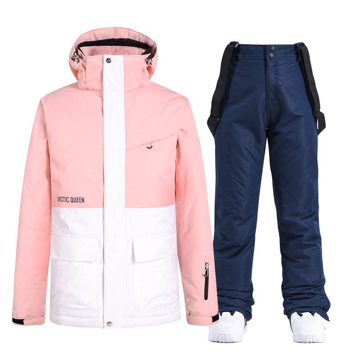 ARCTIC QUEEN Unisex Blizzard Snow Suit - Pink Series - Snowears-snowboarding skiing jacket pants accessories