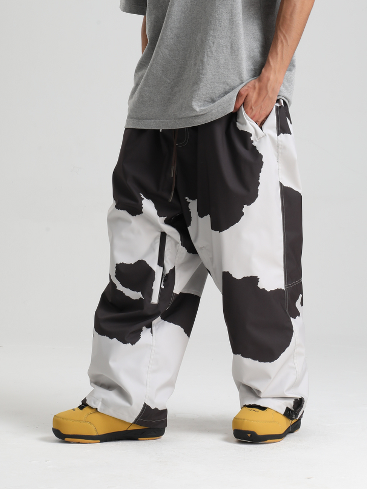 Gsou Snow Bold Cow Print Snow Pants – Men's - Snowears