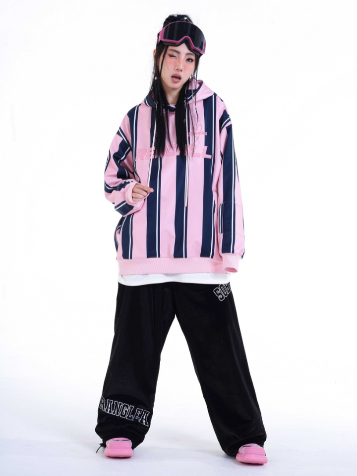 RenChill Winter Striped Snowboard Hoodie - Women's - Snowears- Hoodies & Sweaters