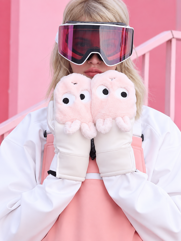 Doorek Bunny Furry Mittens Doorek | Snowears.com