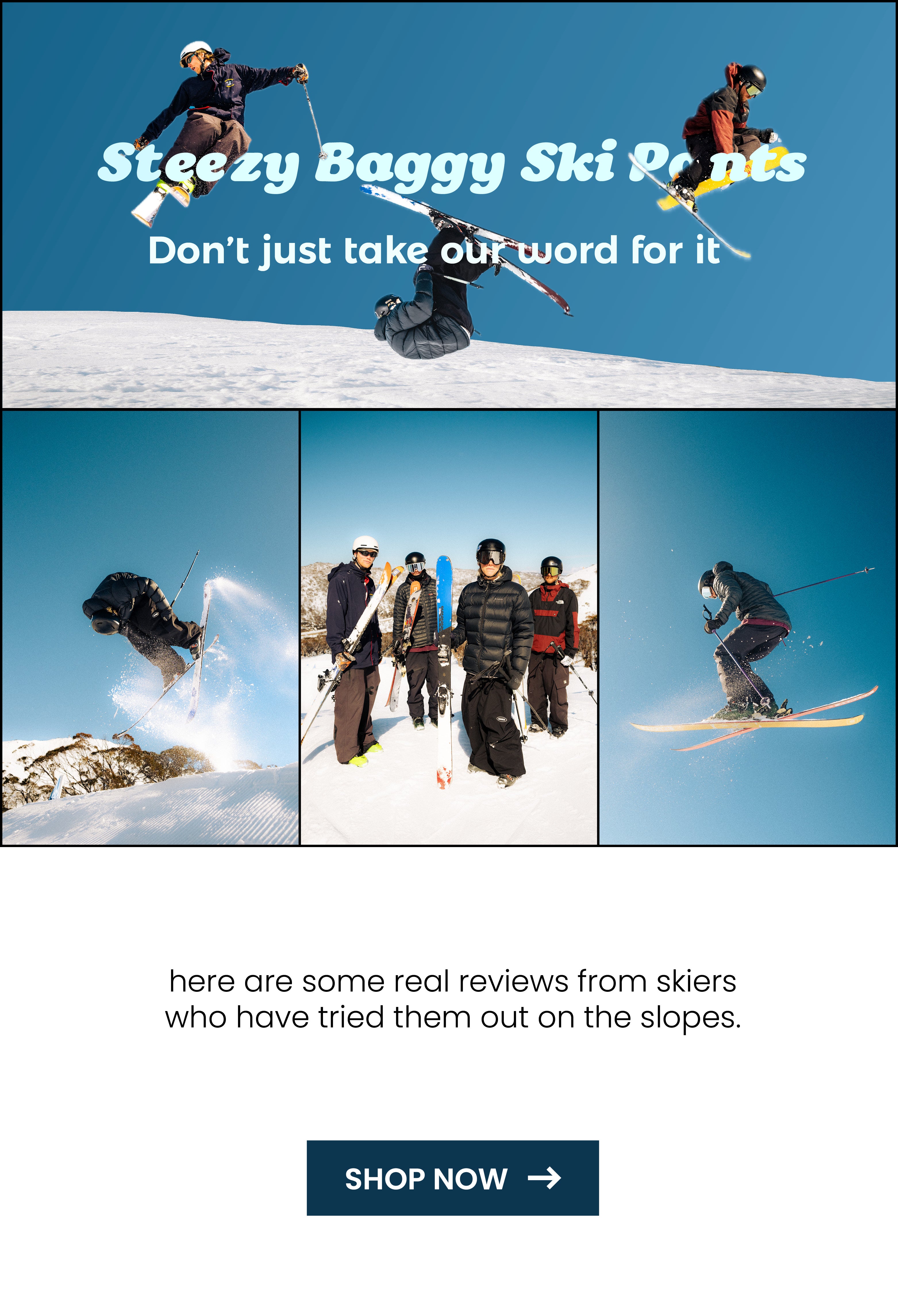 baggy ski pants - oversize snow pants