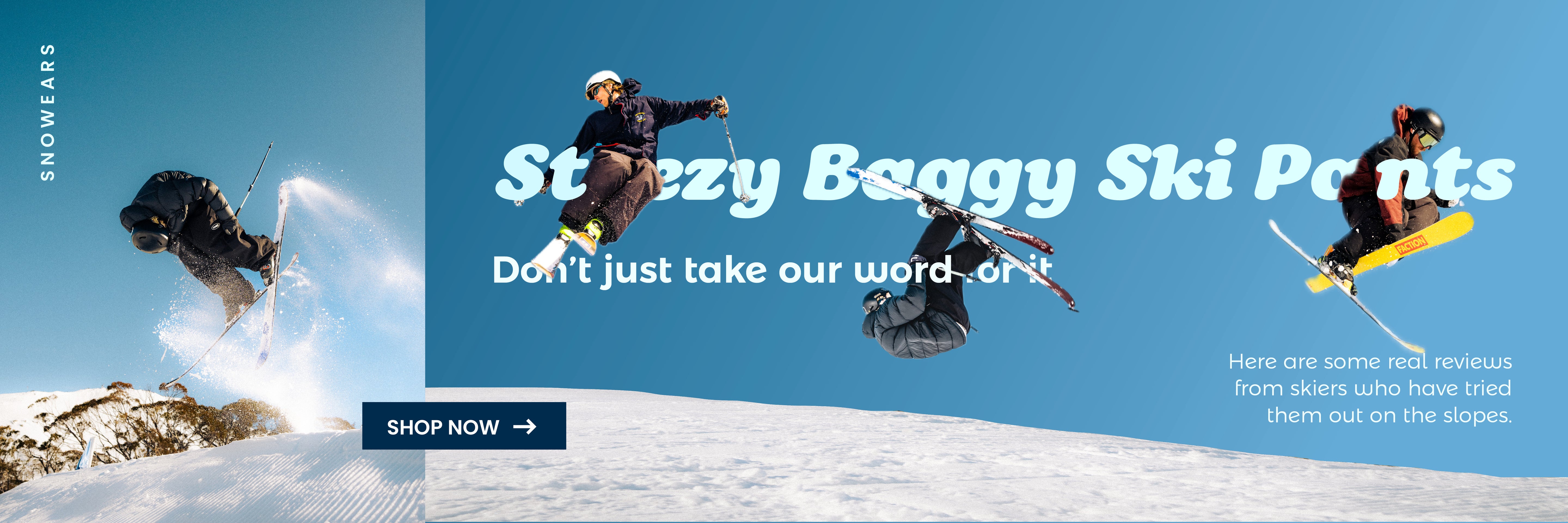 baggy ski pants - oversize snow pants