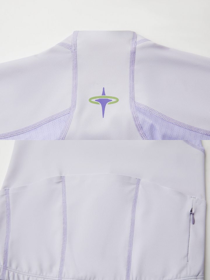 TurtleRabbit Lavender & Sage Cycling Jersey - Women's - Snowears- T-Shirts