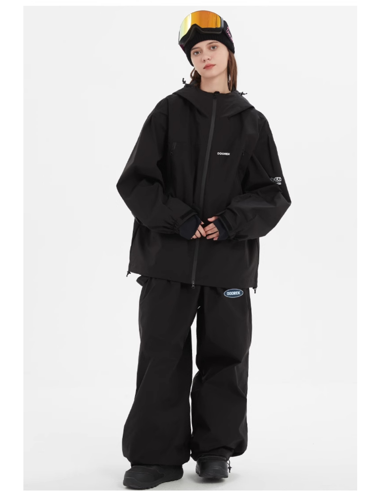 Doorek Rabbit Ears Hooded Snow Suit | Outdoor Winter Sport Suit