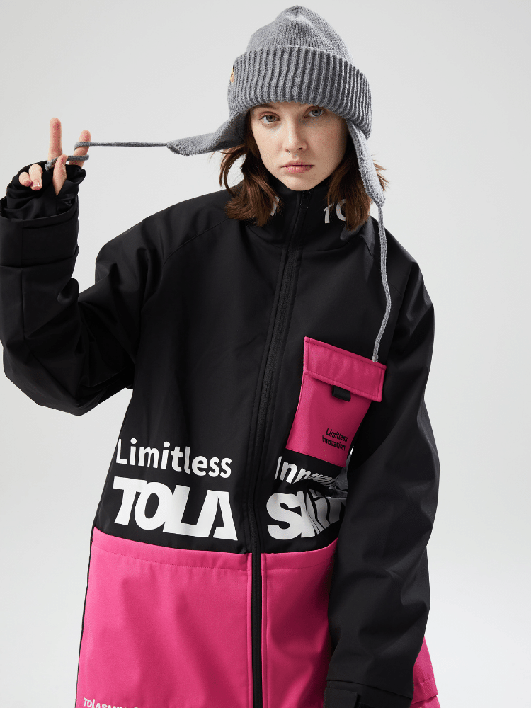 Tolasmik Premium Adventure Collar Jacket - Unisex Black Tolasmik | Snowears.com