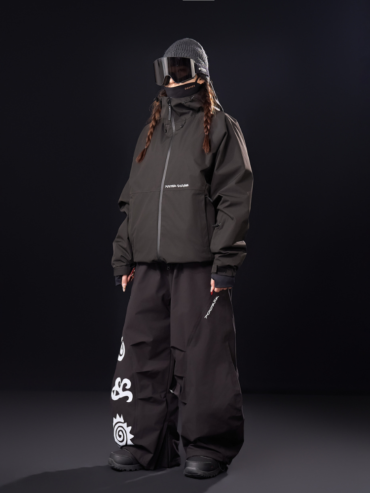 Doorek Totem Curved Baggy Snow Pants - Unisex Doorek | Snowears.com
