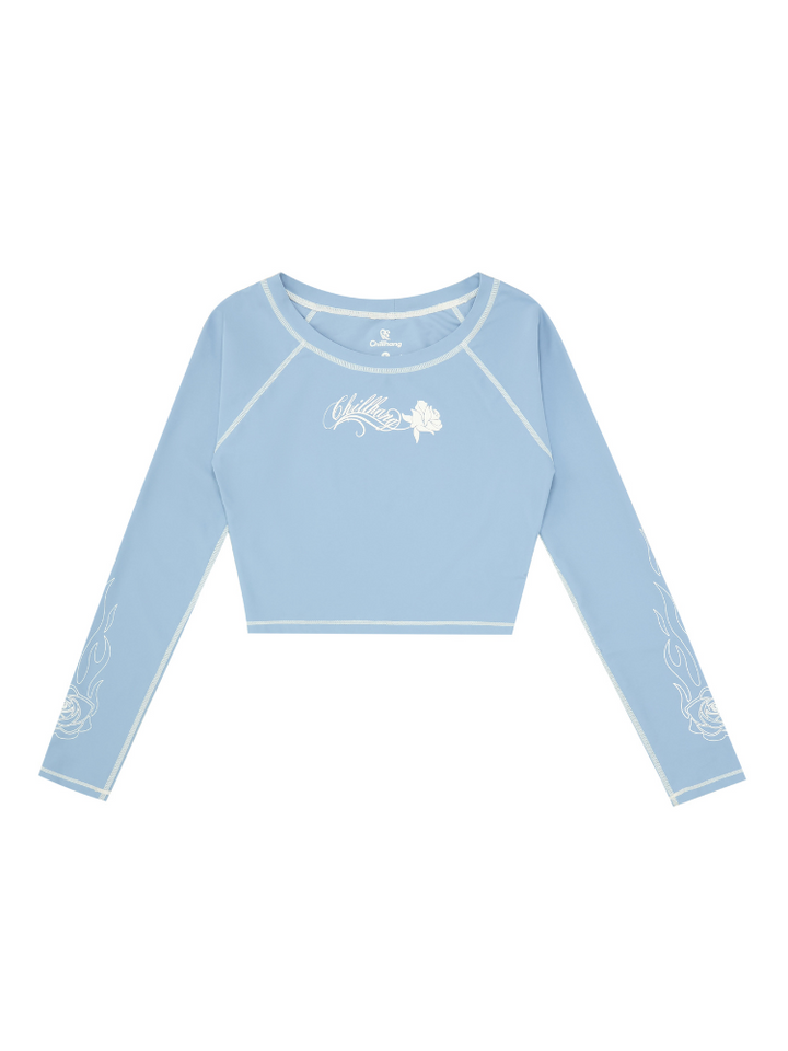 CHILLHANG Classic UPF50+ Surf Long Sleeve Rash Guard - Women's - Snowears- T-Shirts
