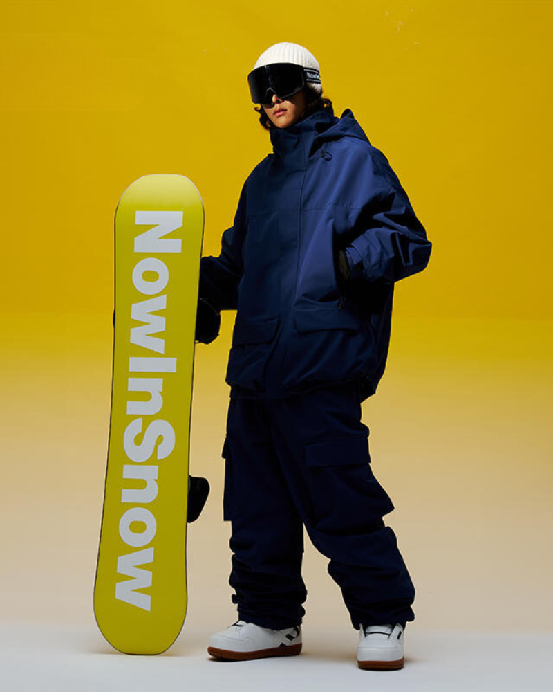 NIS 2L Solid Color Loose Jacket - Unisex - Snowears- Ski/Snowboard Jackets