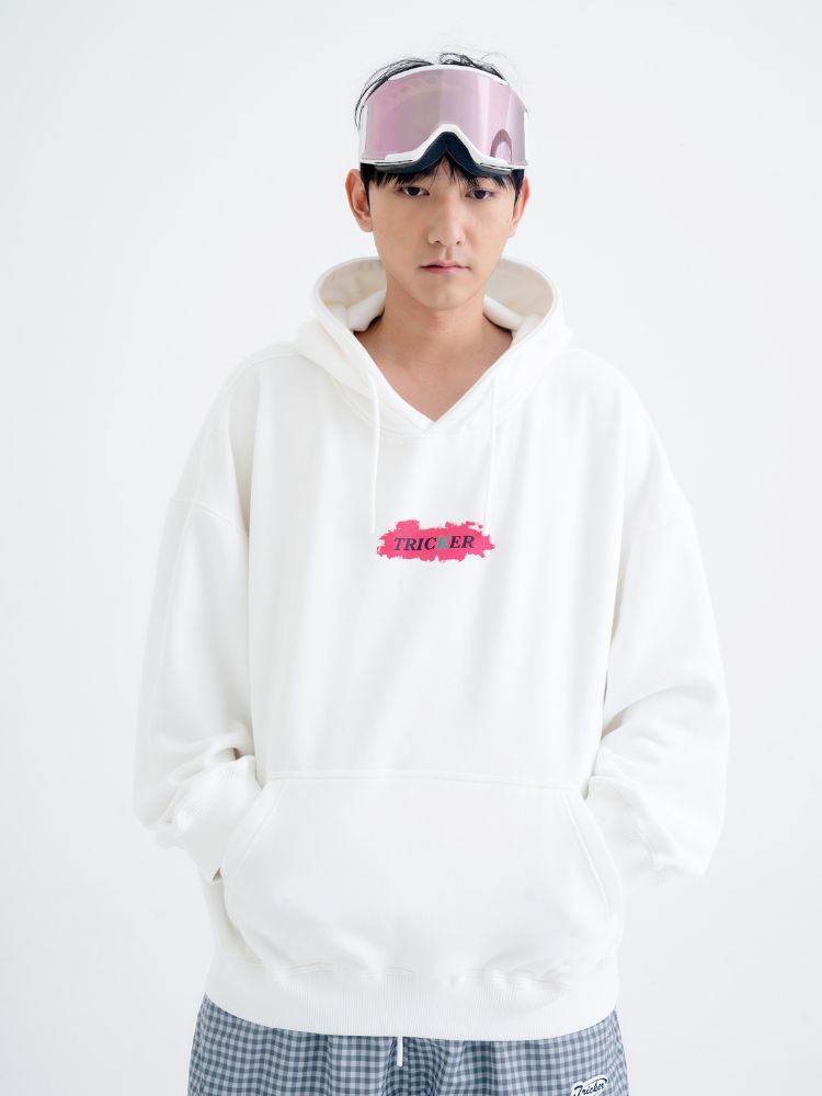 TRICKER White Frost Peak Fleece Hoodie - Men's TRICKER | Snowears.com