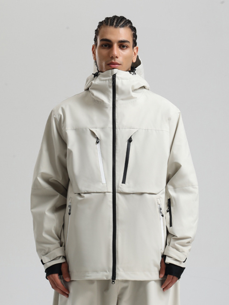 Gsou Snow StormGuard Insulated Snow Jacket - Men's White Gsou Snow | Snowears.com
