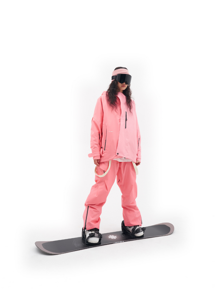 LITAN Gradient Color Mountain Snow Pants - Women's - Snowears- bib pants